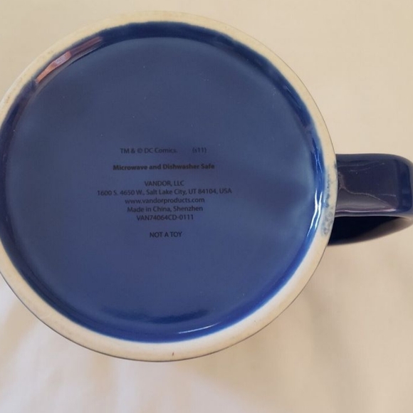 Superman “Americas Hero” Blue 16 Oz Coffee Mug/Cup - DC Comics - Extra Large - Picture 5 of 8